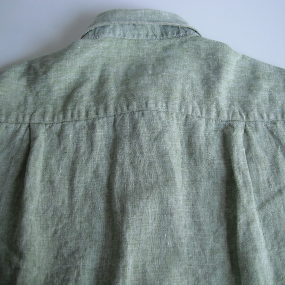Scott Barber Long Sleeve Shirt 100% Linen PRE-OWNE - Picture 3 of 6